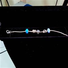 Pandora Silver Charm Bracelet 925 Silver 7.6g